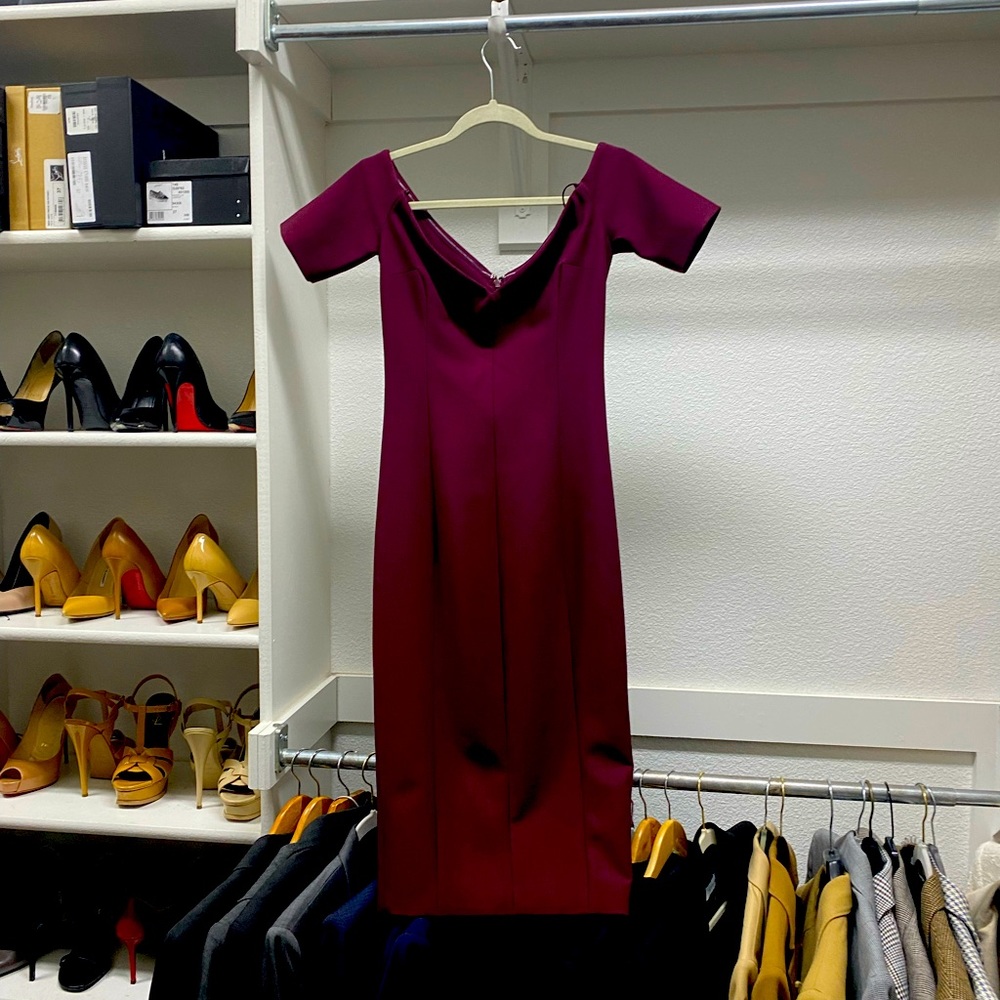 Beautiful Cinq a Sept burgundy dress size 4